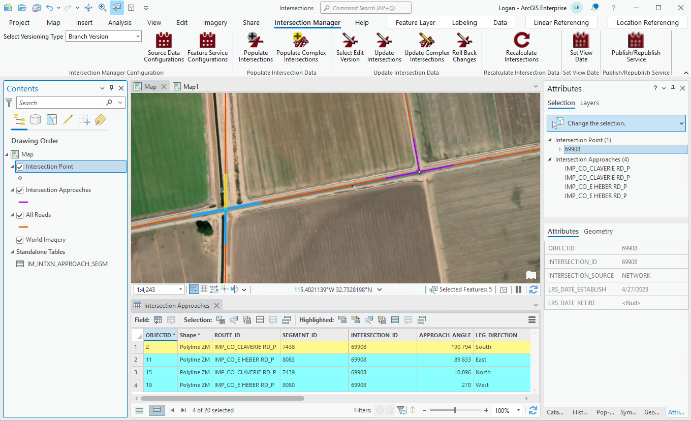 Intersection Manager screenshot