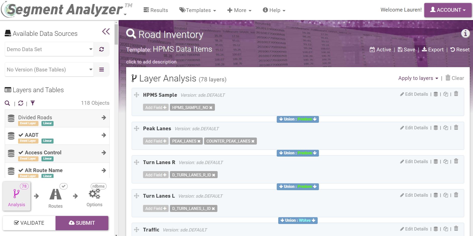 Segment Analyzer screenshot